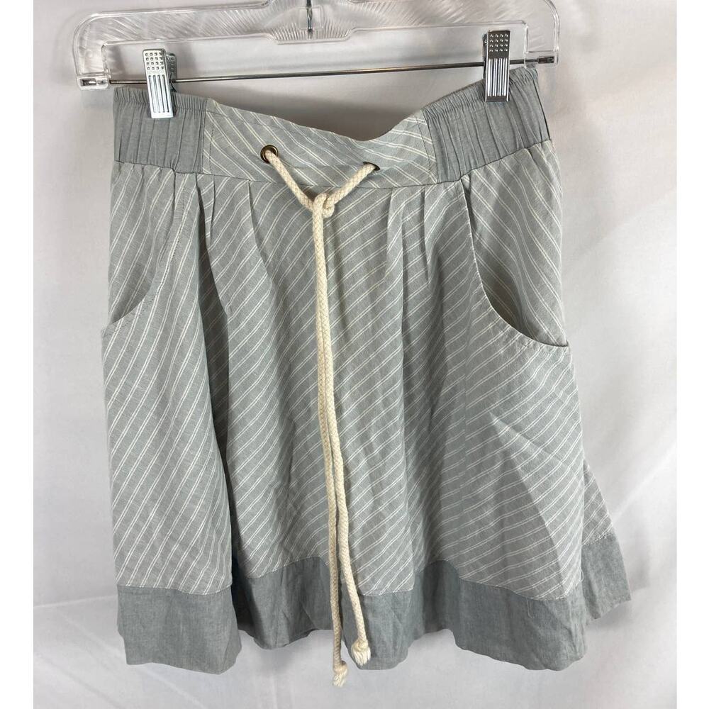 life in progress Striped Tie Waist Skirt Size small